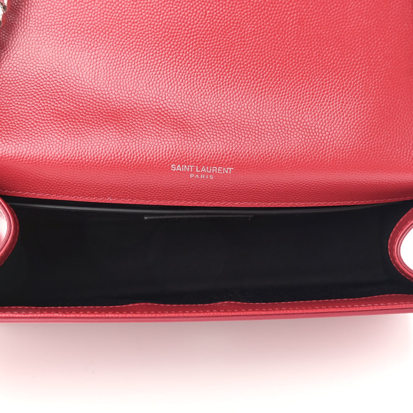 Grain De Poudre Medium Monogram Kate Satchel Red