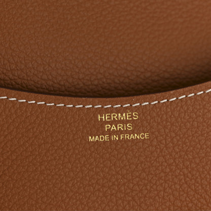 Hermes Evercolor Constance Slim Wallet Gold 7 of 9
