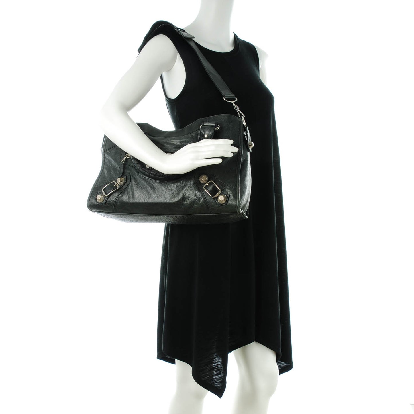 Agneau Giant 21 Silver Hardware City Anthracite