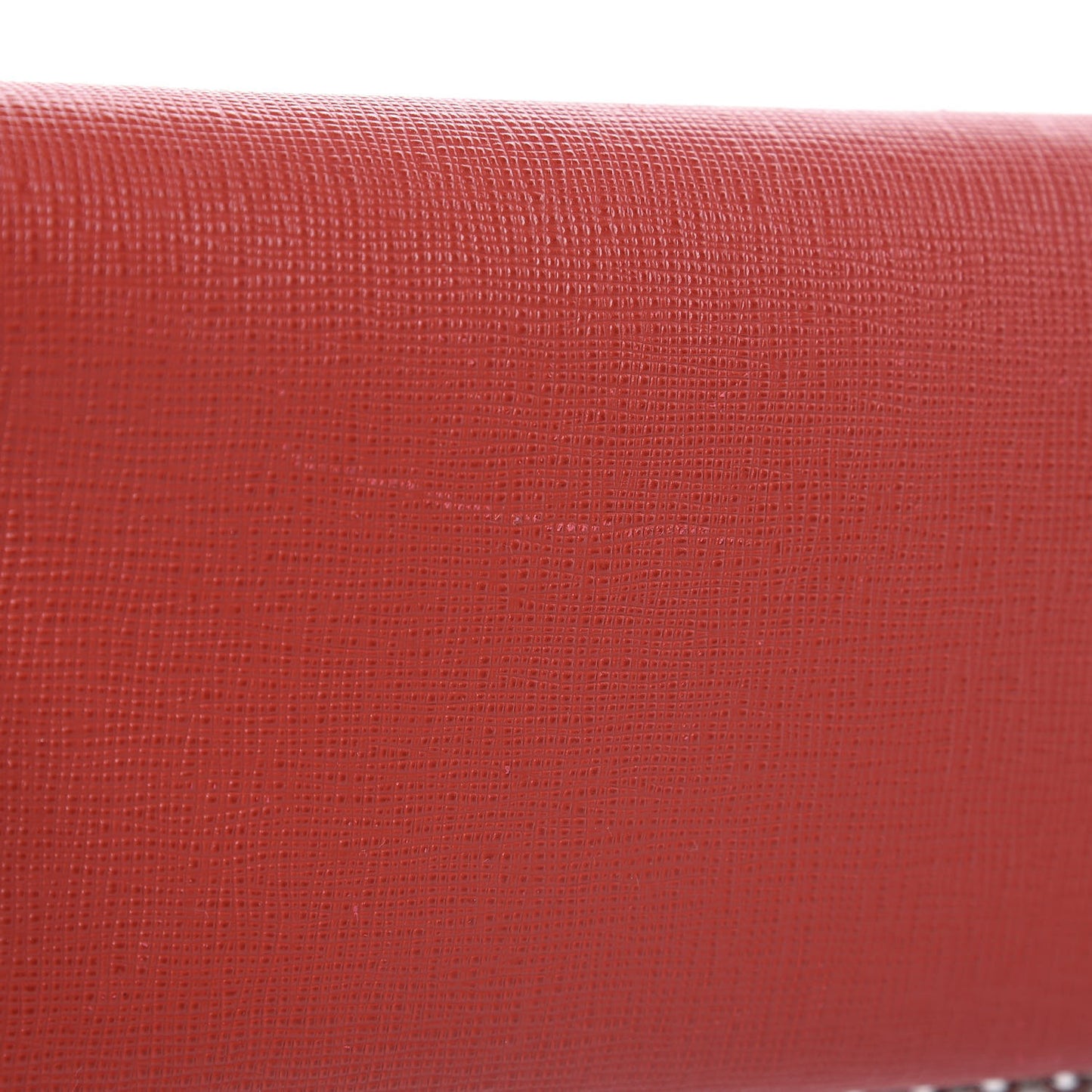 Vitello Elite Flowerland Continental Wallet On Chain Red