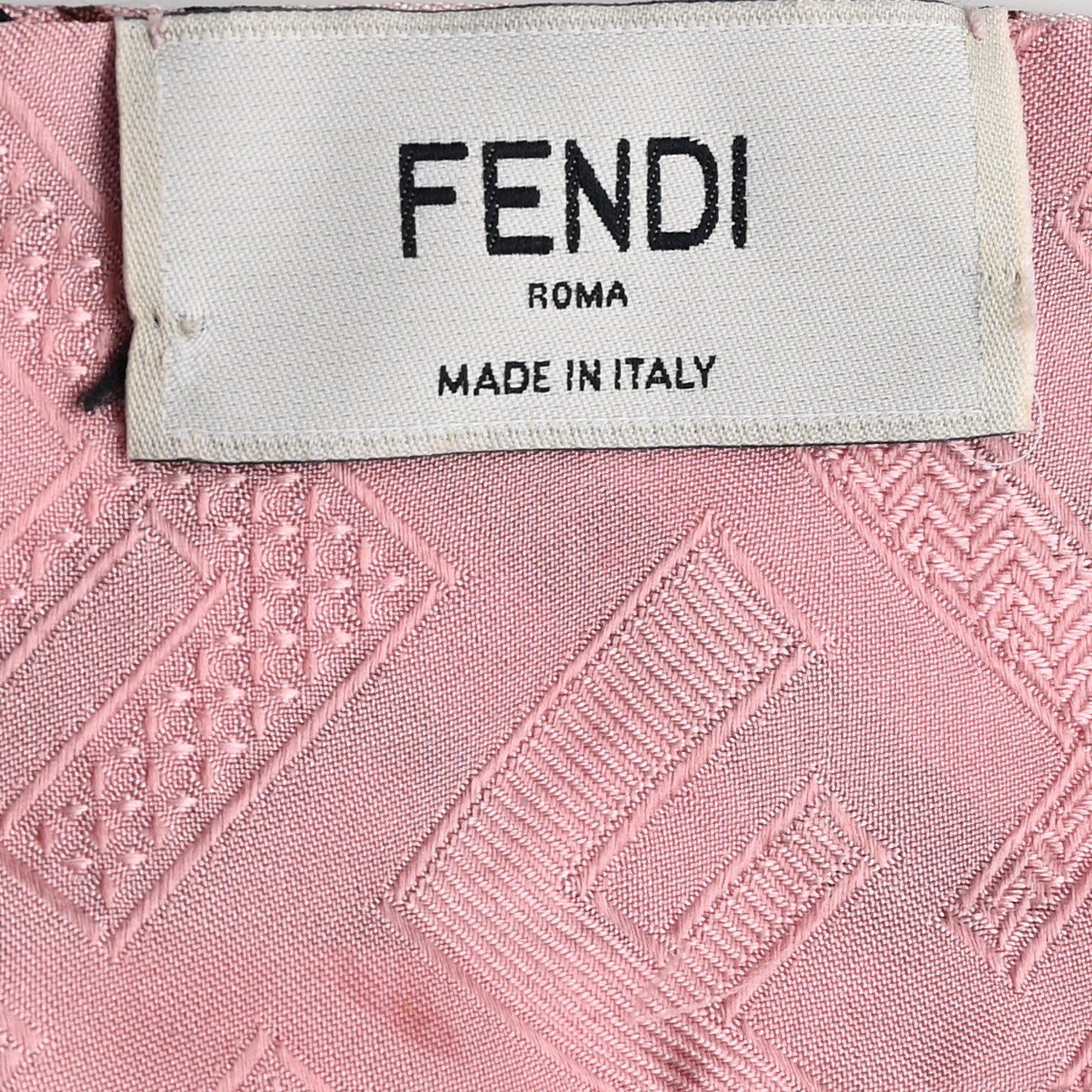 Fendi Silk Wrappy Bandeau Pink 3 of 4