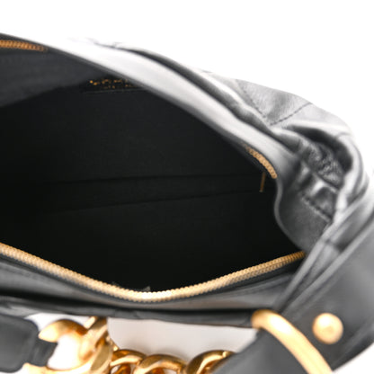 Chanel Calfskin Quilted Daily Hobo Black 5 of 10