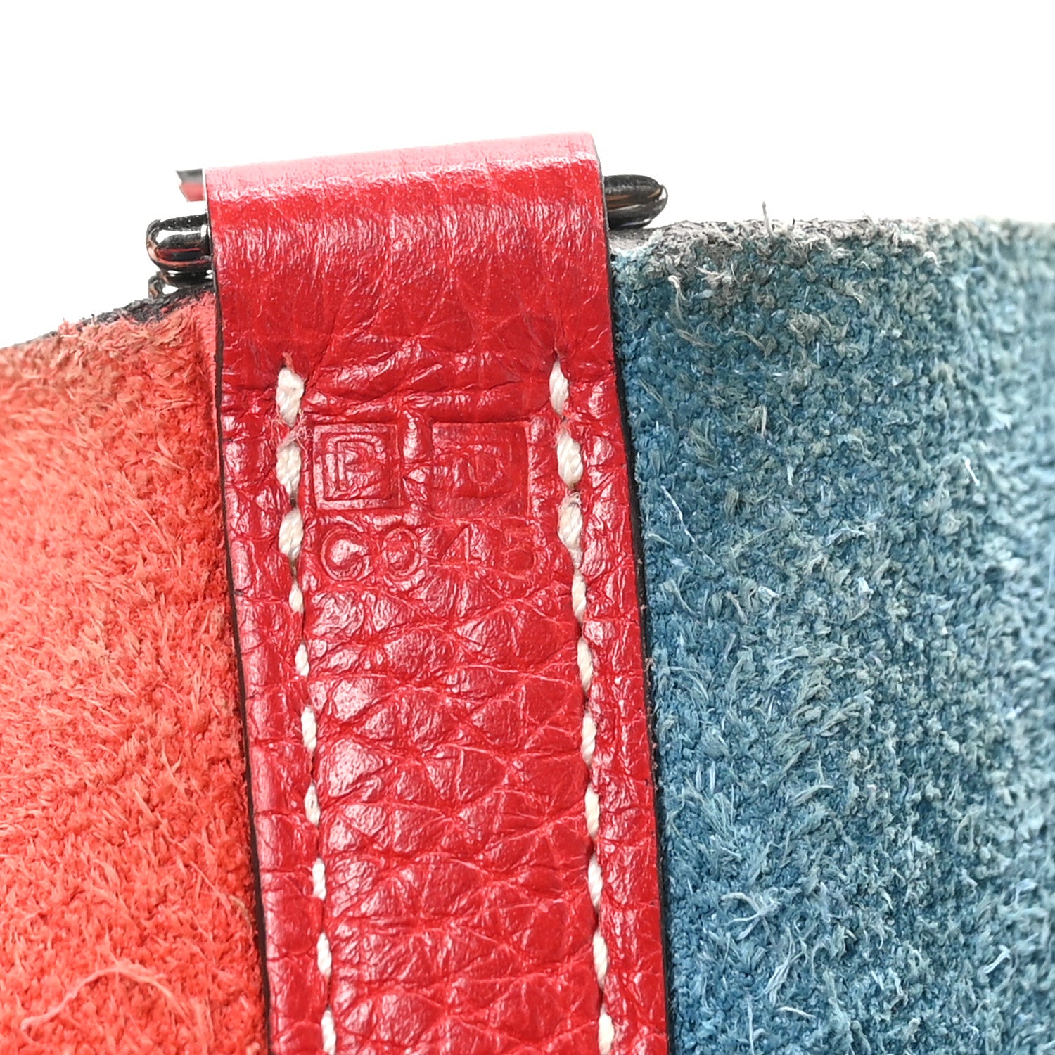 Hermes Taurillon Clemence Picotin Lock 22 MM Rouge Casaque Bleu Thalassa 7 of 12