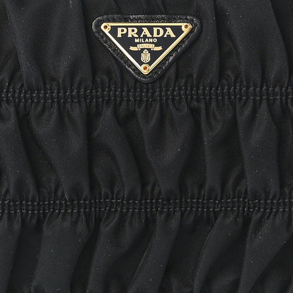 Prada Tessuto Nylon Gaufre Wristlet Black 8 of 11