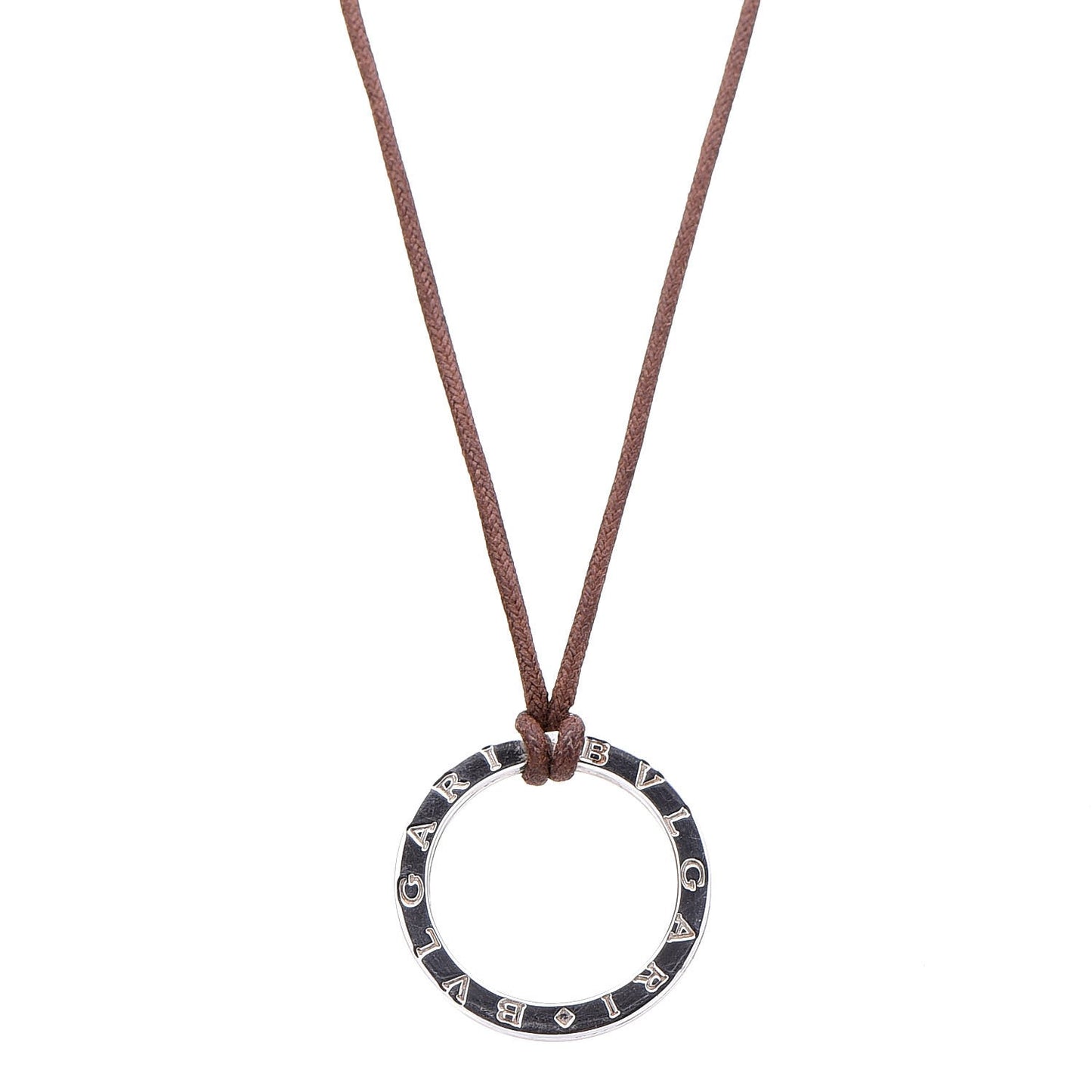 Sterling Silver BVLGARI BVLGARI Pendant Necklace