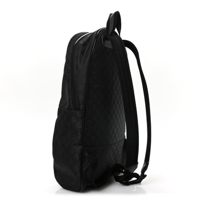 Gucci Nylon Monogram Slim Backpack Black 3 of 10