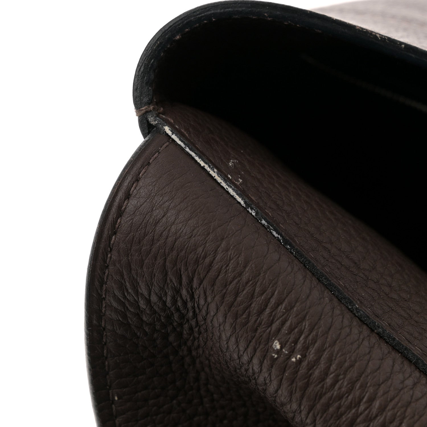 Hermes Taurillon Clemence Marwari GM Chocolate 12 of 15
