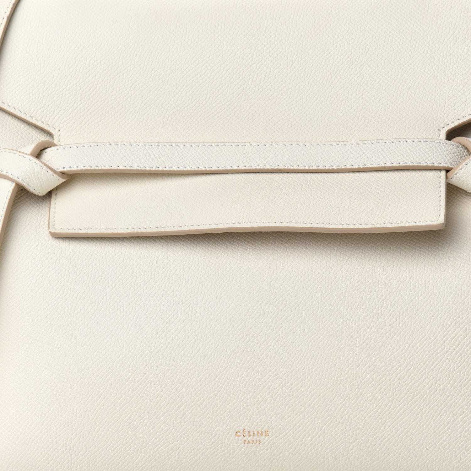 Celine Grained Calfskin Mini Belt Bag White 13 of 13