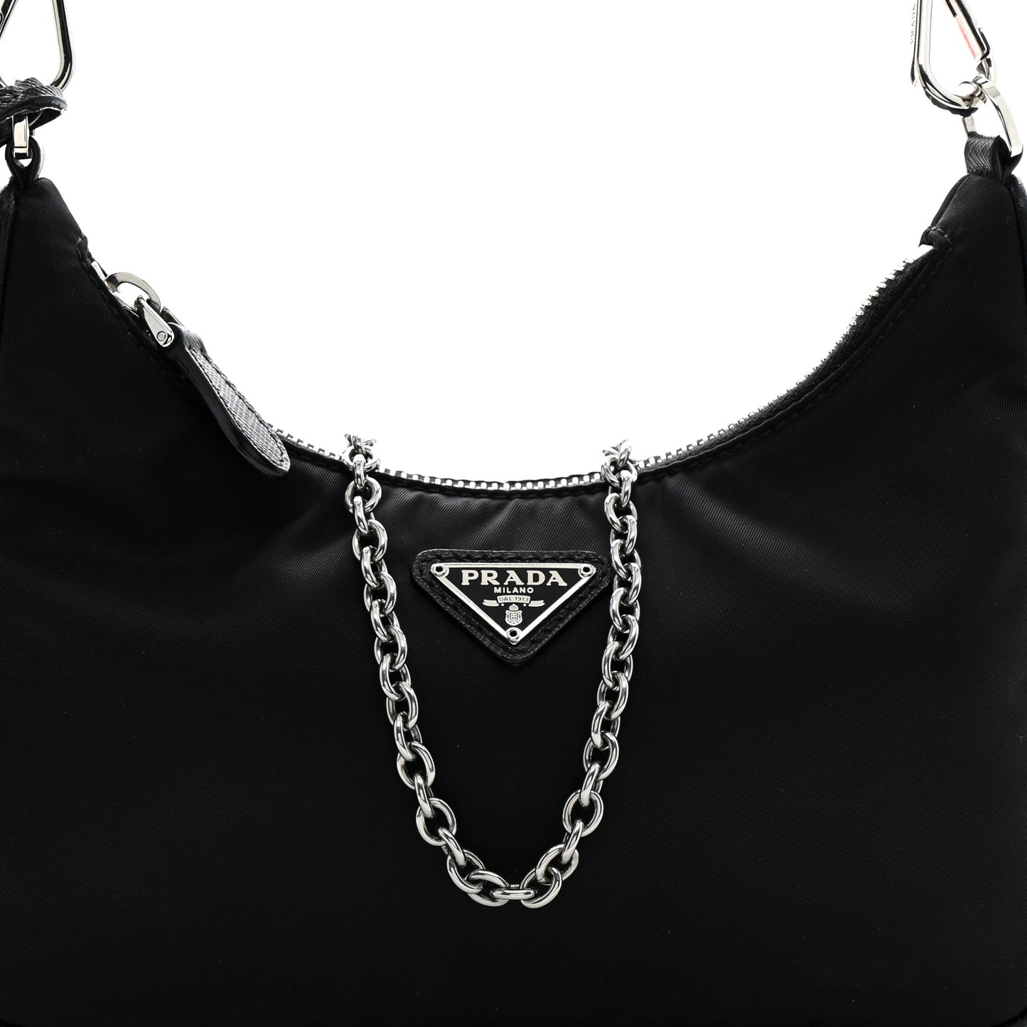 Re-Nylon Saffiano Re-Edition 2005 Shoulder Bag Black