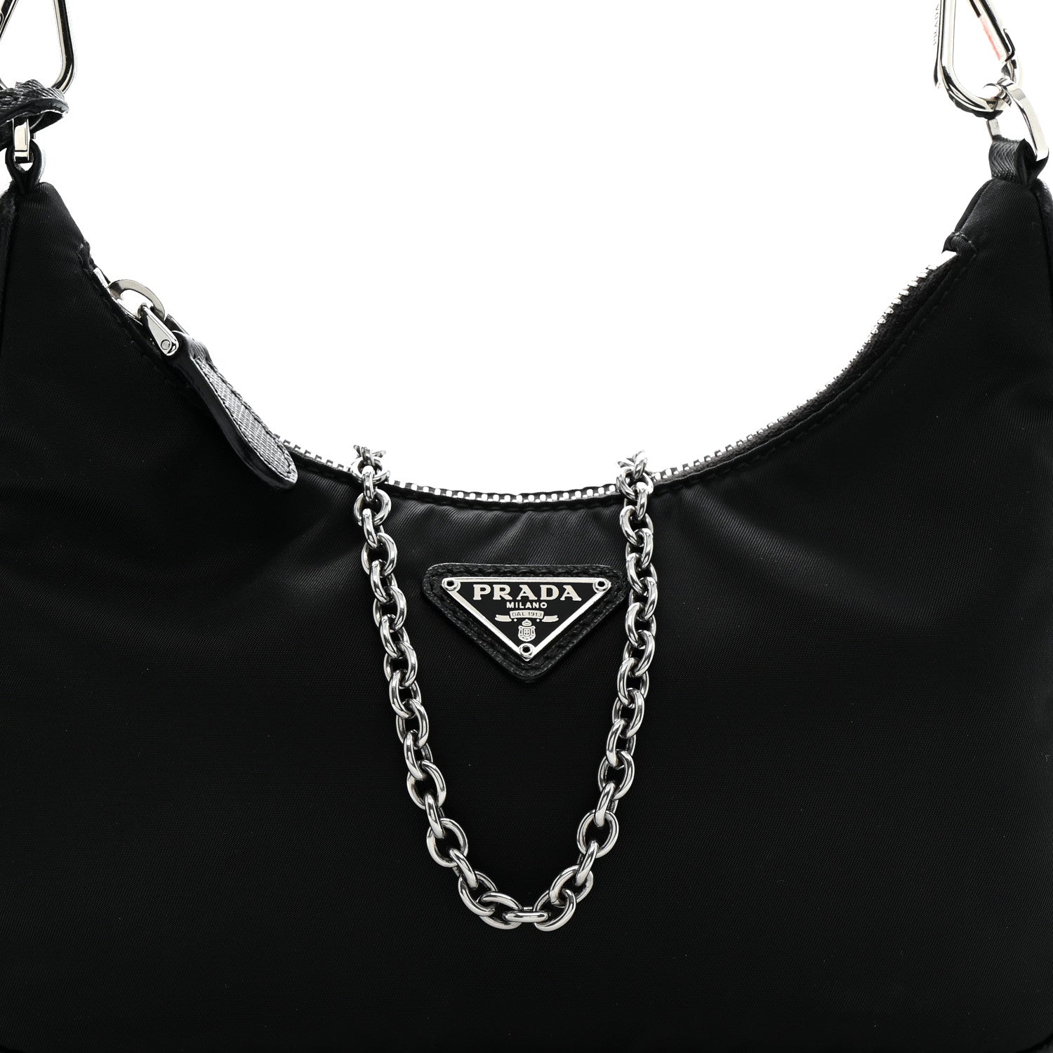 Prada Re-Nylon Saffiano Re-Edition 2005 Shoulder Bag Black 8 of 13