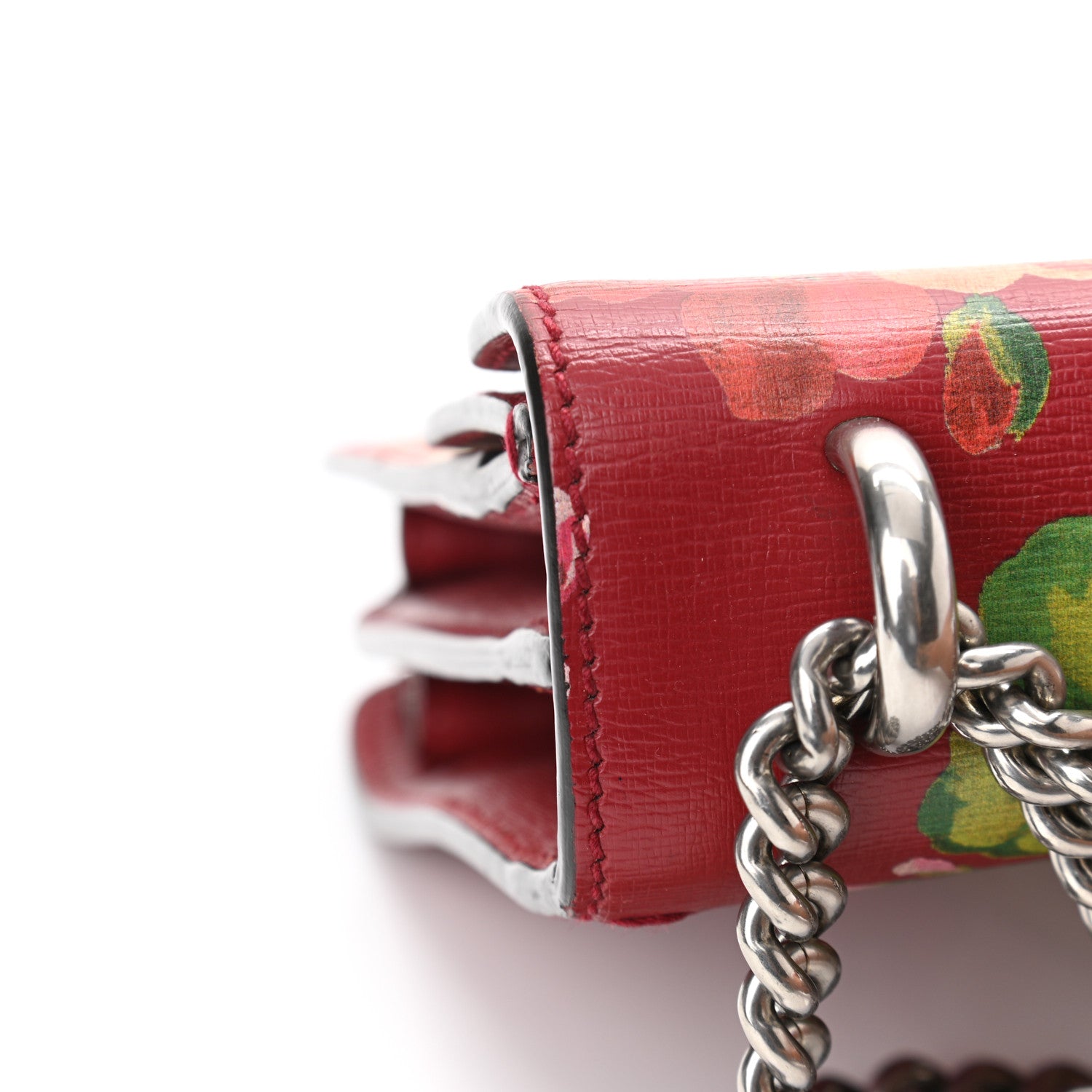 Gucci Calfskin Blooms Print Small Dionysus Shoulder Bag Romantic Cherry Multicolor 13 of 13