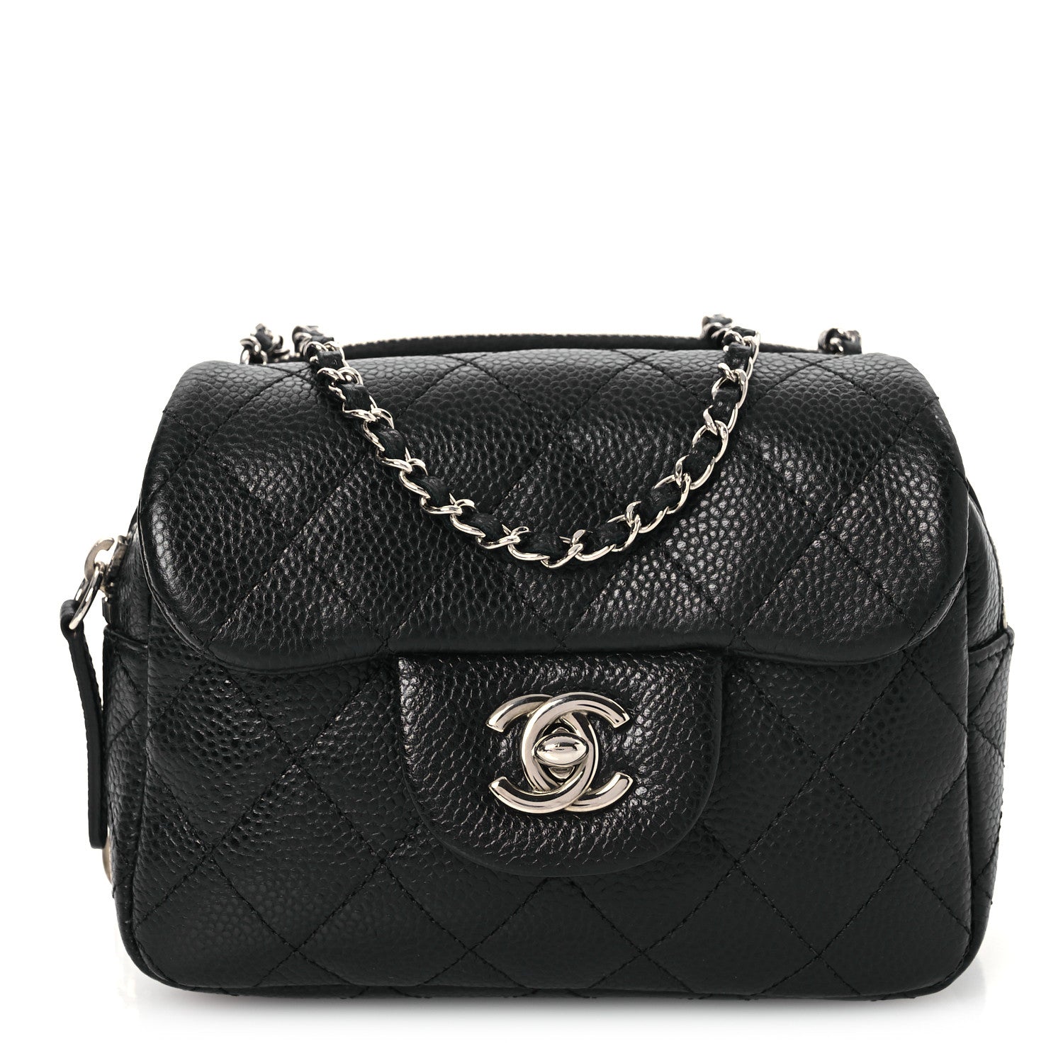 Chanel Caviar Quilted New Mini Flap Black 1 of 10