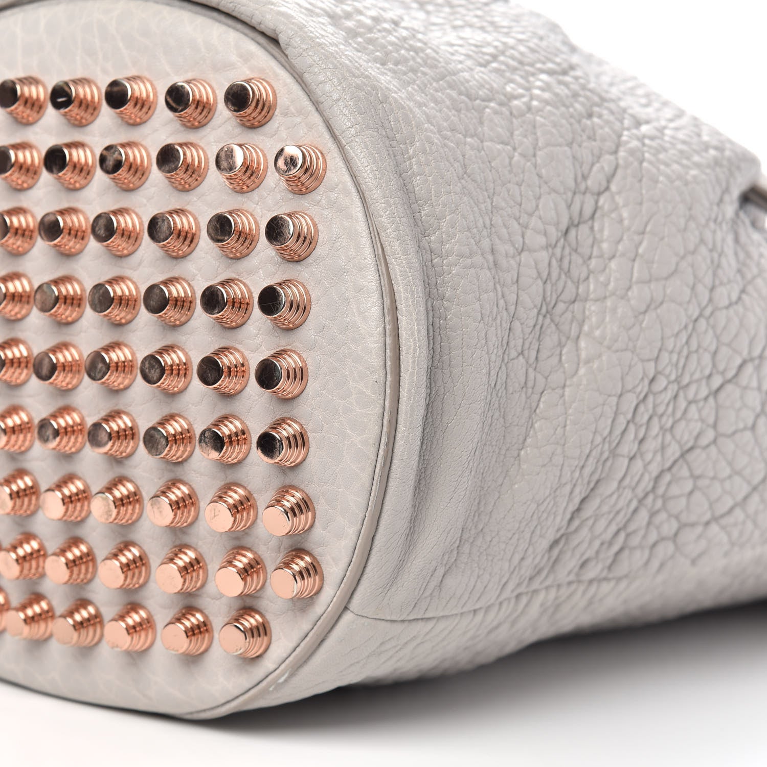 Alexander Wang Pebbled Lambskin Diego Bucket Bag Oyster 8 of 10
