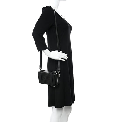 Christian Dior X RIMOWA Aluminum Personal Clutch On Strap Black 2 of 10