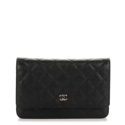 Chanel Caviar Quilted Wallet On Chain WOC Black 1 of 7