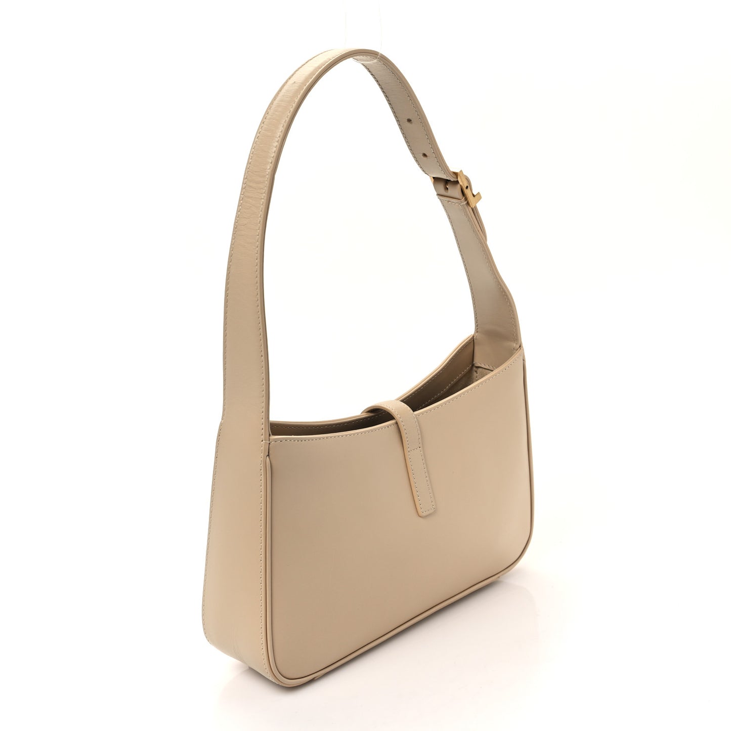 Smooth Calfskin Le 5 A 7 Hobo Dark Beige