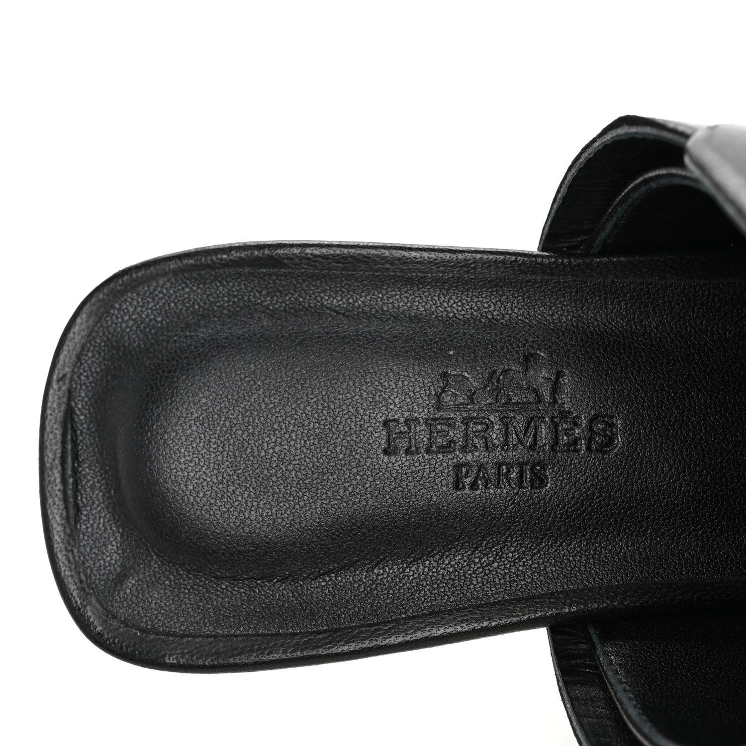 Hermes Nappa Hanna 95 Sandal 38 Black 8 of 9