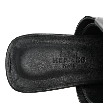Hermes Nappa Hanna 95 Sandal 38 Black 8 of 9