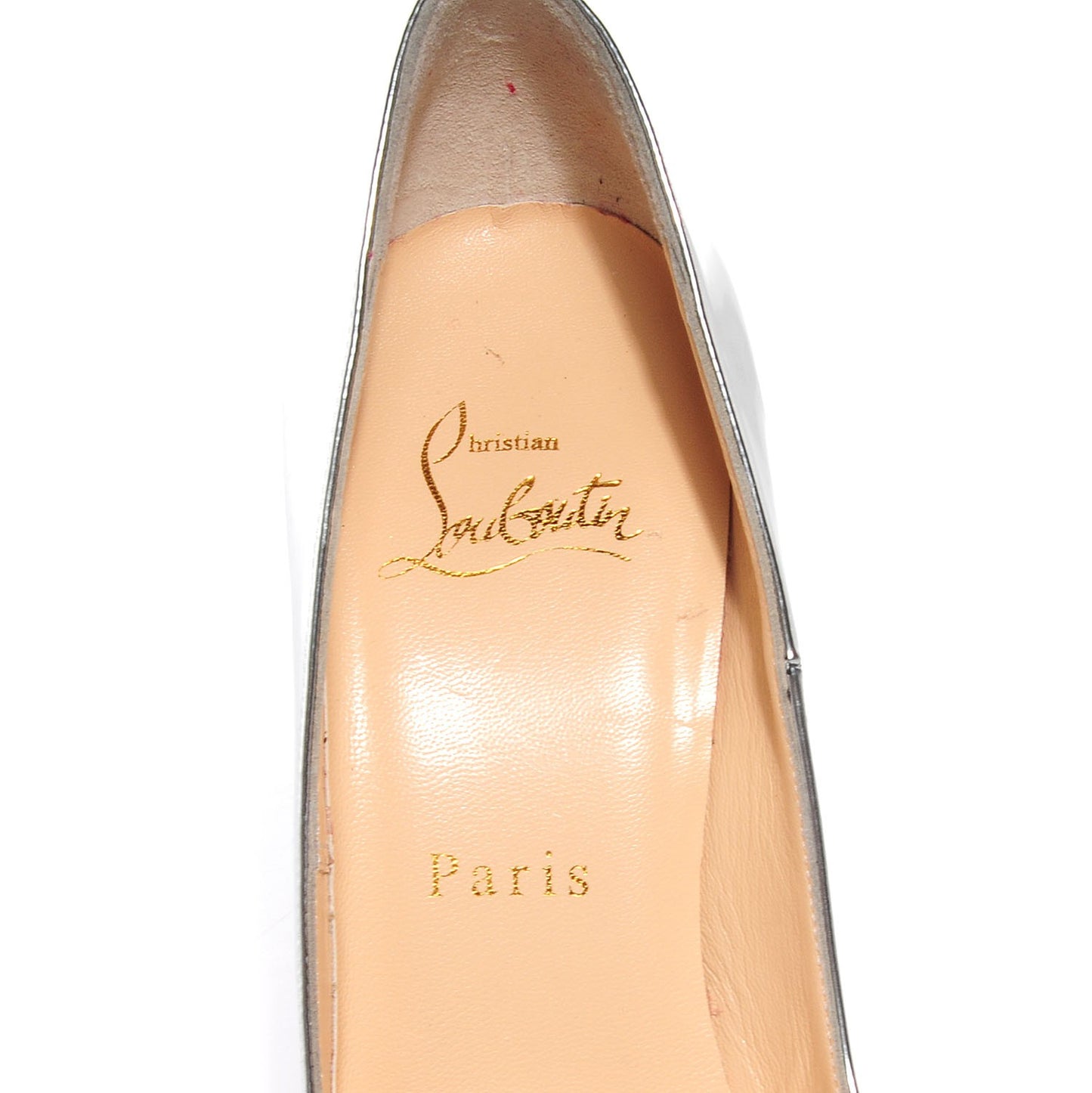 Metallic Calfskin So Kate 120 Pumps 36 Silver