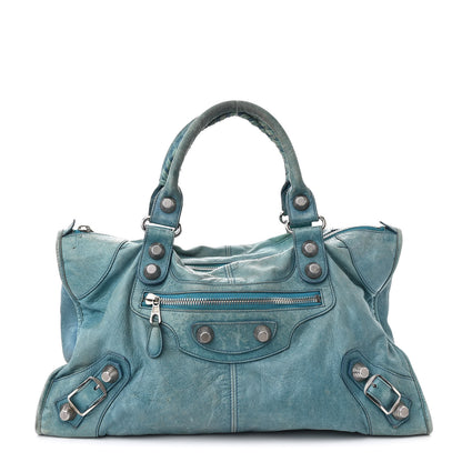 Balenciaga Agneau Giant 21 Silver Hardware Work Cyclade 1 of 15