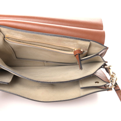 Chloe Suede Calfskin Medium Faye Shoulder Bag Tobacco 5 of 16