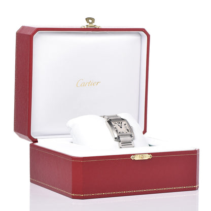 Cartier Stainless Steel 25mm Tank Francaise Quartz Watch 10 of 10