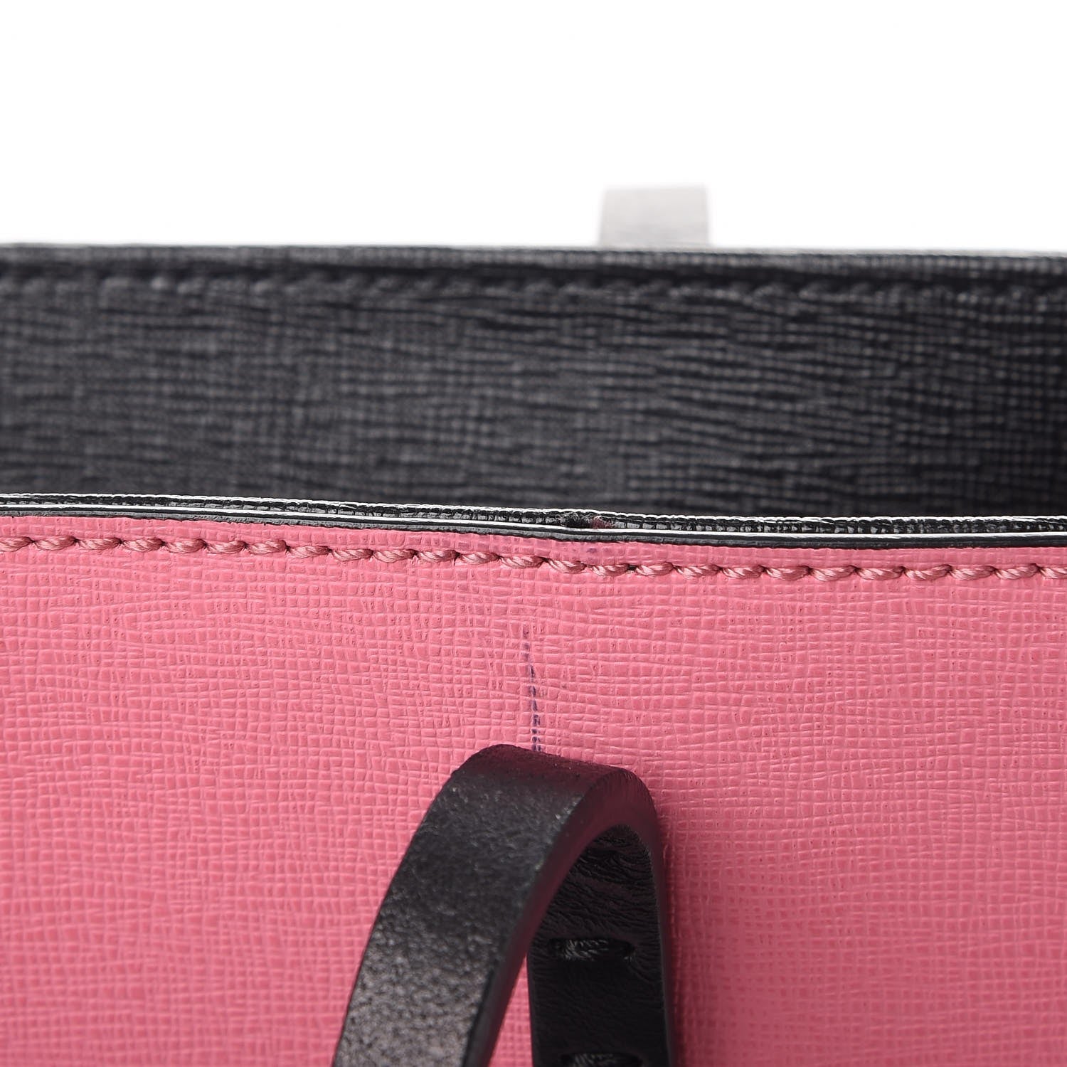 Fendi Vitello Elite Cuoio Monster Buggies Medium Roll Tote Lollypop Black 9 of 11