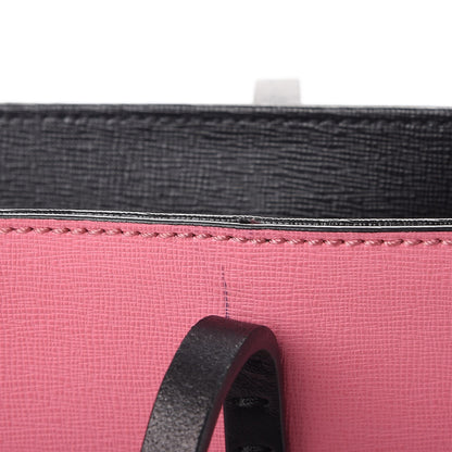 Fendi Vitello Elite Cuoio Monster Buggies Medium Roll Tote Lollypop Black 9 of 11
