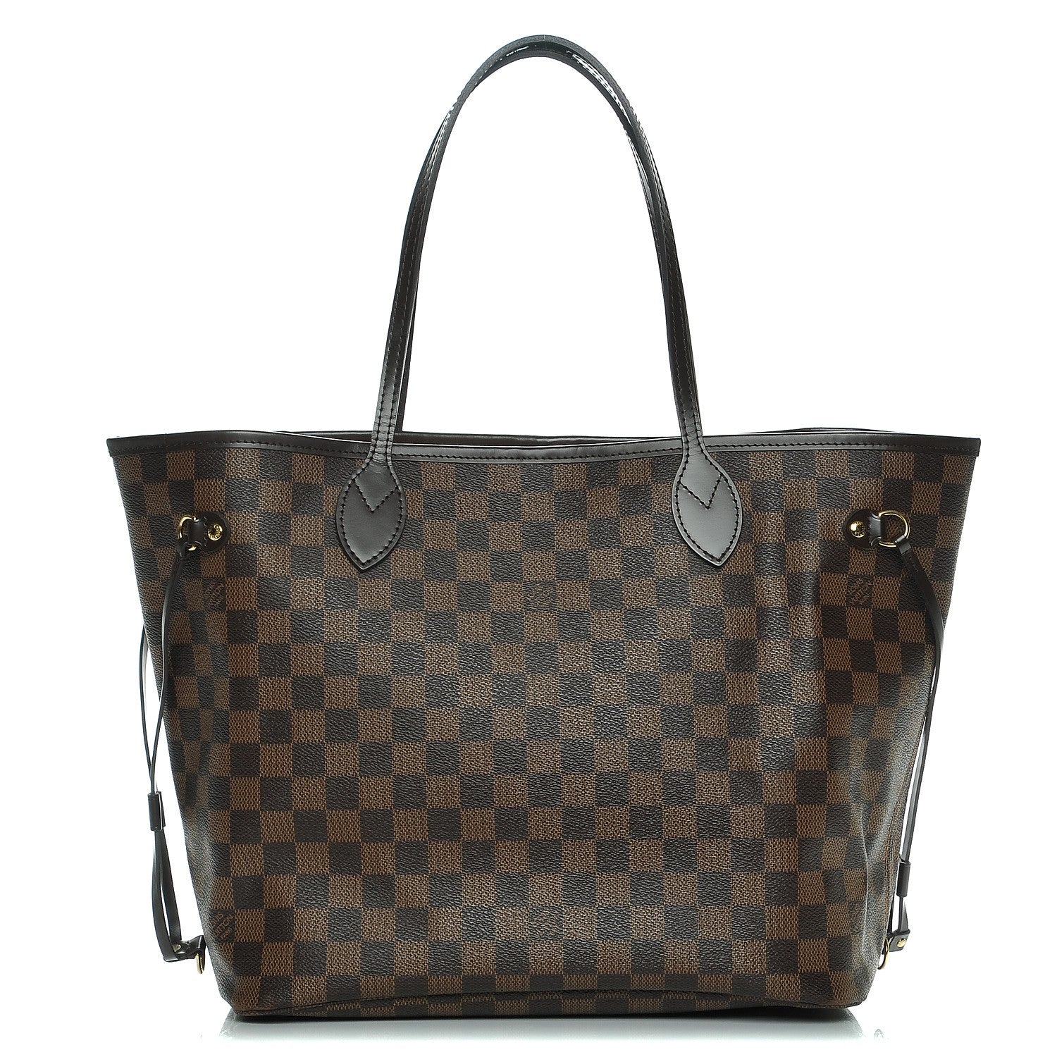 Louis Vuitton Damier Ebene Neo Neverfull MM Rose Ballerine 1 of 9