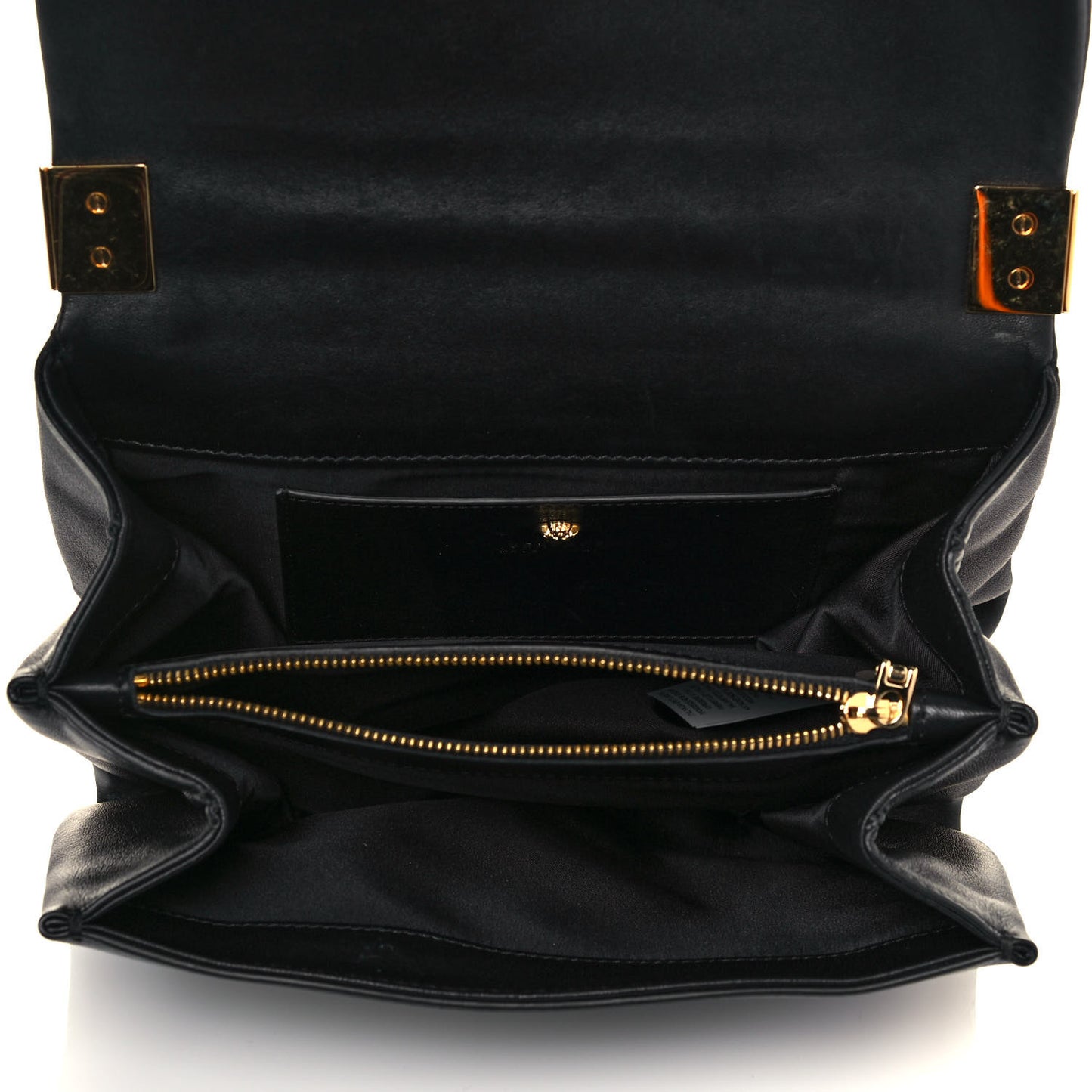 Nappa Palazzo Sultan Shoulder Bag Black