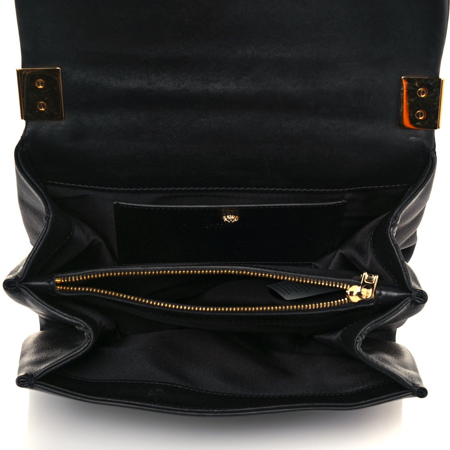 Versace Nappa Palazzo Sultan Shoulder Bag Black 4 of 13