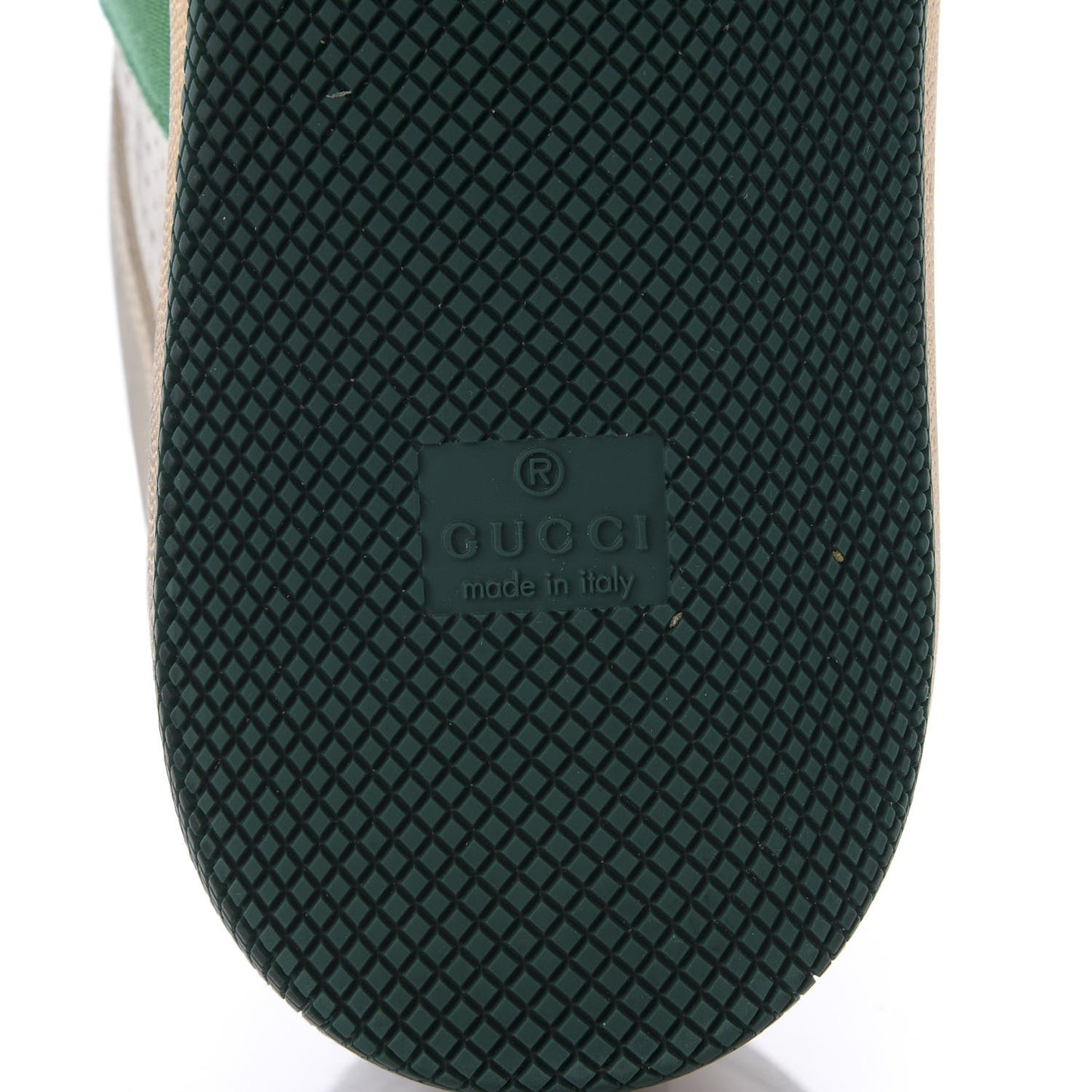 Nubuck Calfskin Web Removable Crystals Mens Screener Sneakers 8.5 Dusty Milk New Mystic White