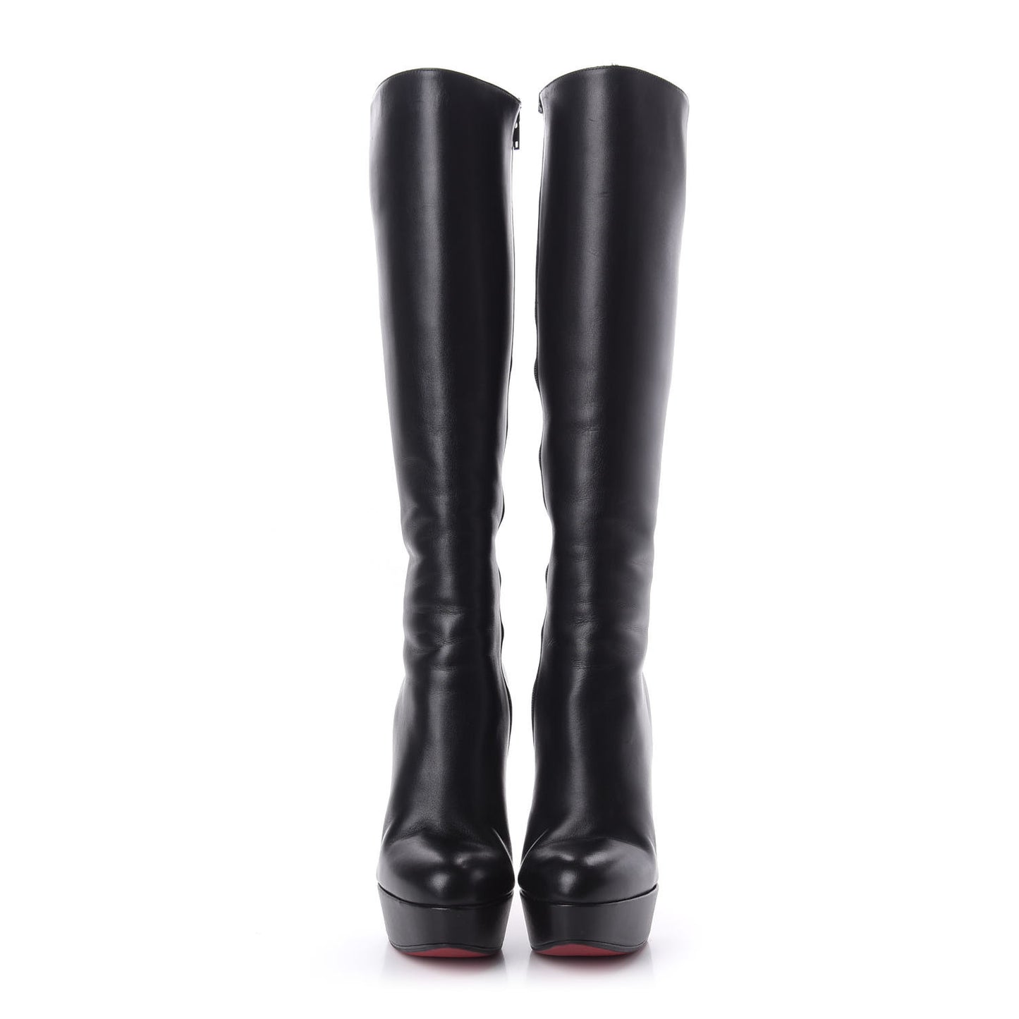 Calfskin Bianca Botta 140 Knee Boots 37 Black