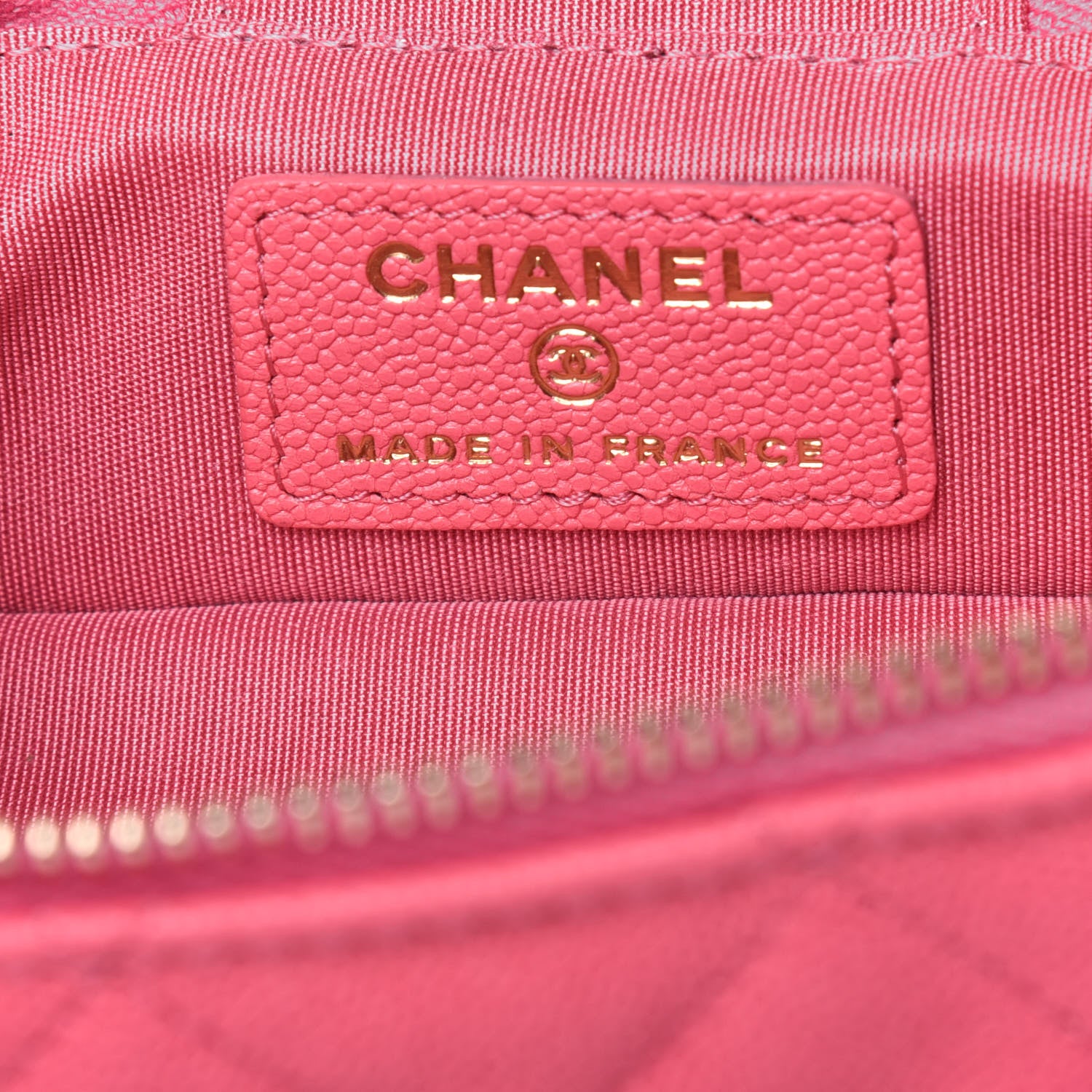 Chanel Caviar Quilted Mini Top Handle Vanity With Chain Pink 6 of 10