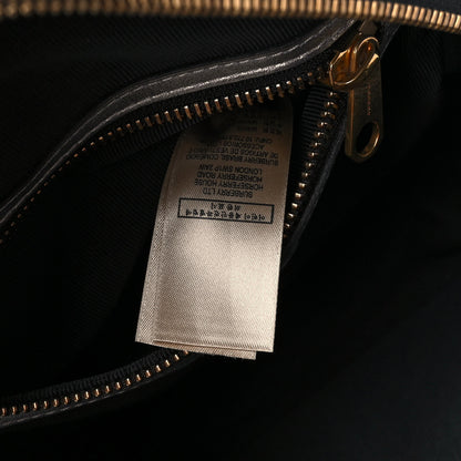 Burberry Smooth Calfskin 1983 Knight Check Link Backpack Silver 6 of 9