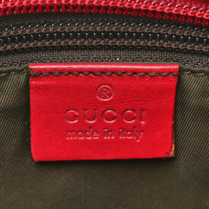 Gucci Monogram Web Small Flat Messenger Crossbody Pink Gold 6 of 14