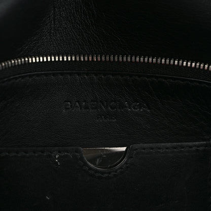 Balenciaga Nylon Jacquard Diagonal Logo Medium Scarf Lock Chain Shoulder Bag Black Red 7 of 14