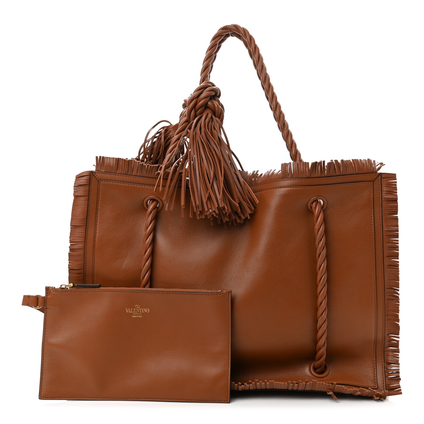 Calfskin The Rope Shopper Tan
