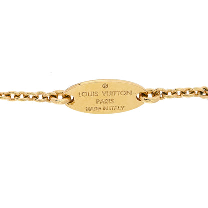 Louis Vuitton Essential V Necklace Gold 5 of 7