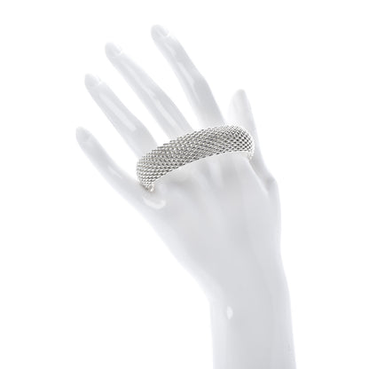 Tiffany Sterling Silver Somerset Mesh Bracelet 2 of 4