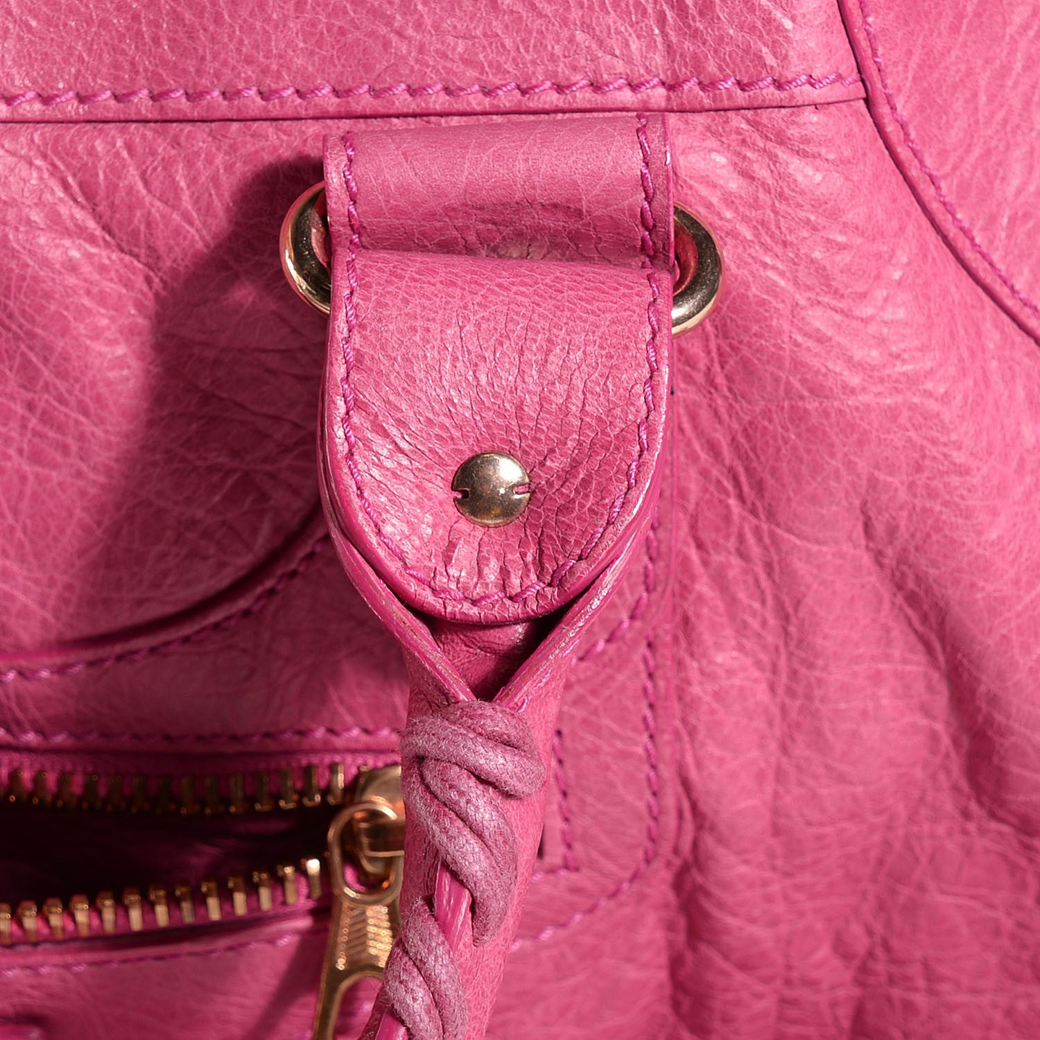 Balenciaga Agneau Giant 21 Rose Gold Hardware Work Cyclamen Fucsia 10 of 11