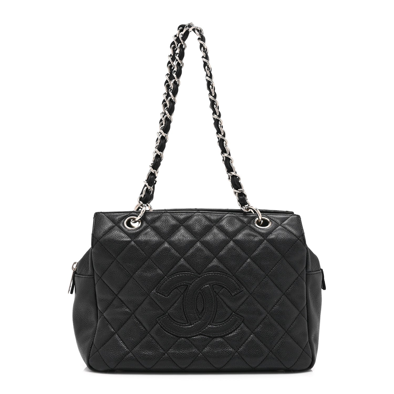 Chanel Caviar Quilted Petit Timeless Tote PTT Black 1 of 11