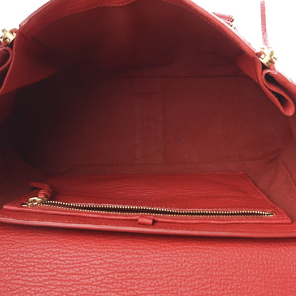 3.1 Phillip Lim 3.1 Textured Calfskin Medium Pashli Satchel Red 6 of 12