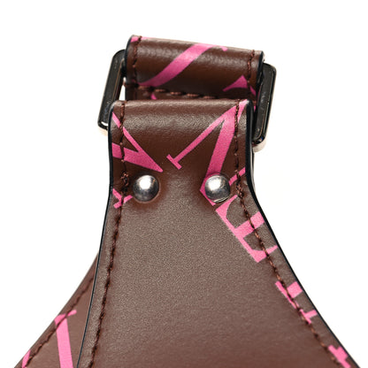 Valentino Garavani Calfskin VLTN Grid Print Belt Bag Cuir Pink 11 of 11