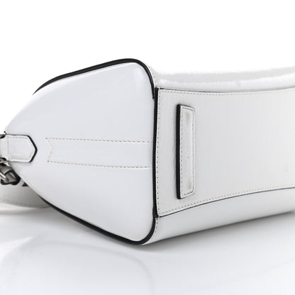 Givenchy Crinkled Patent Calfskin Mini Antigona White 9 of 16