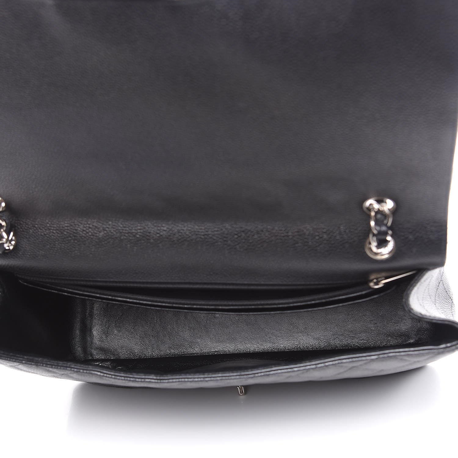 Chanel Caviar Quilted Maxi Single Flap Black 6 of 13