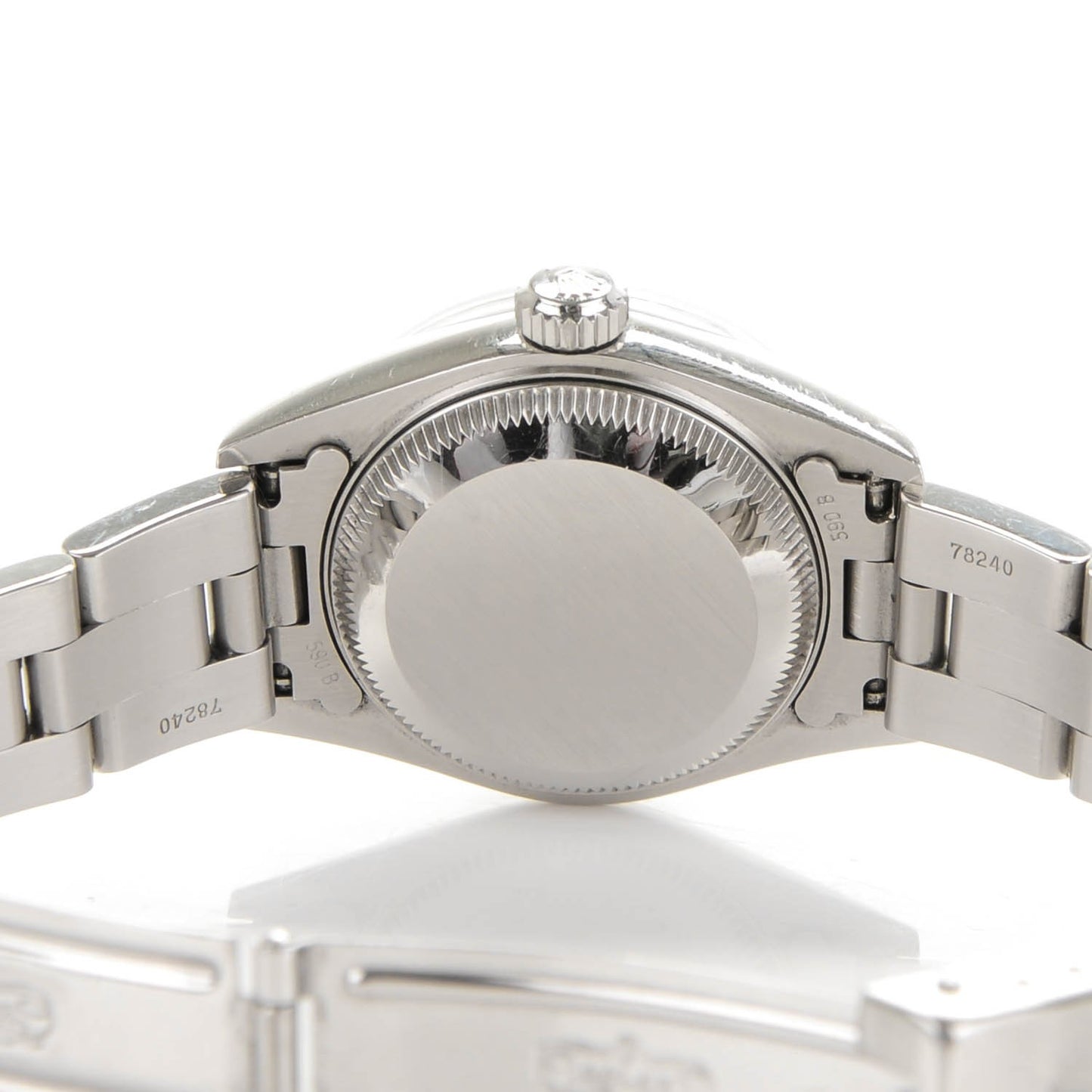 Stainless Steel 26mm Oyster Perpetual Date Watch Blue 79190