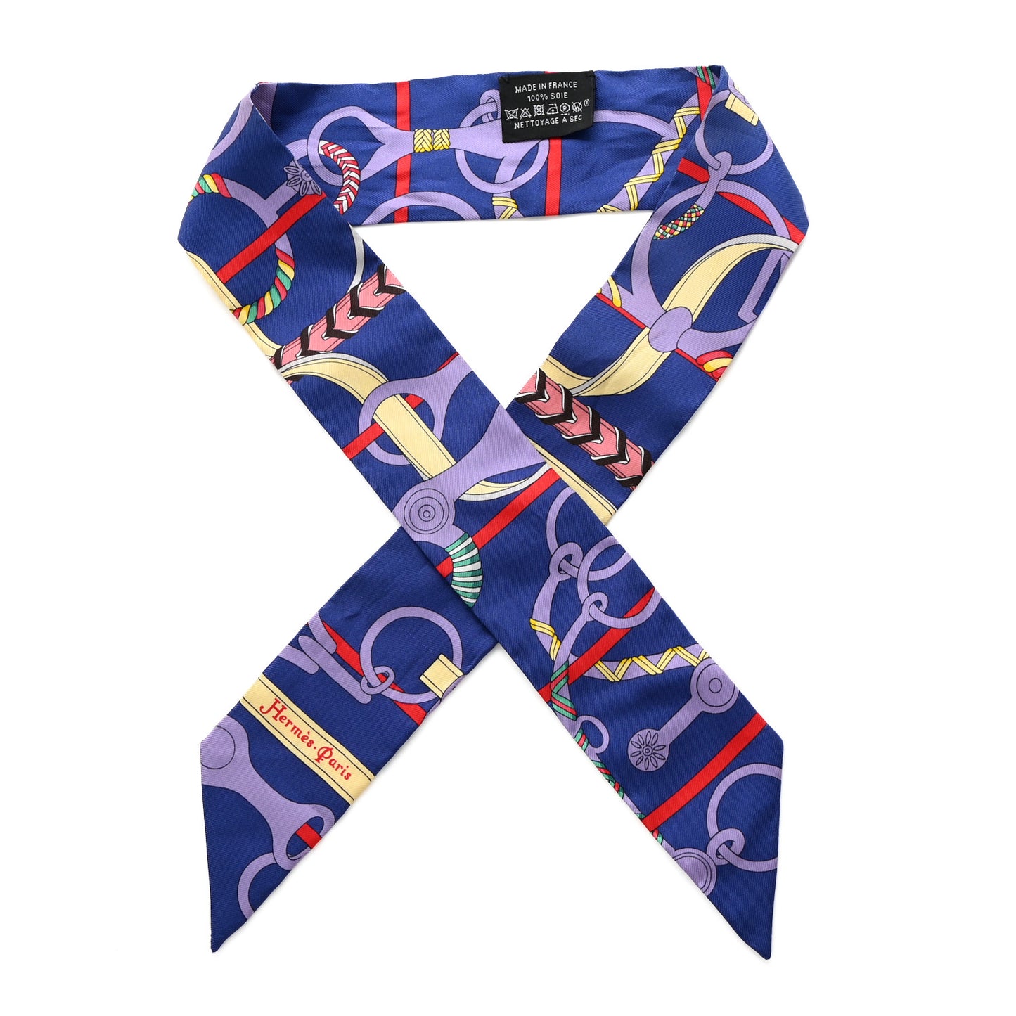 Silk Panoplie Equestre Twilly Bleu Jaune Rouge