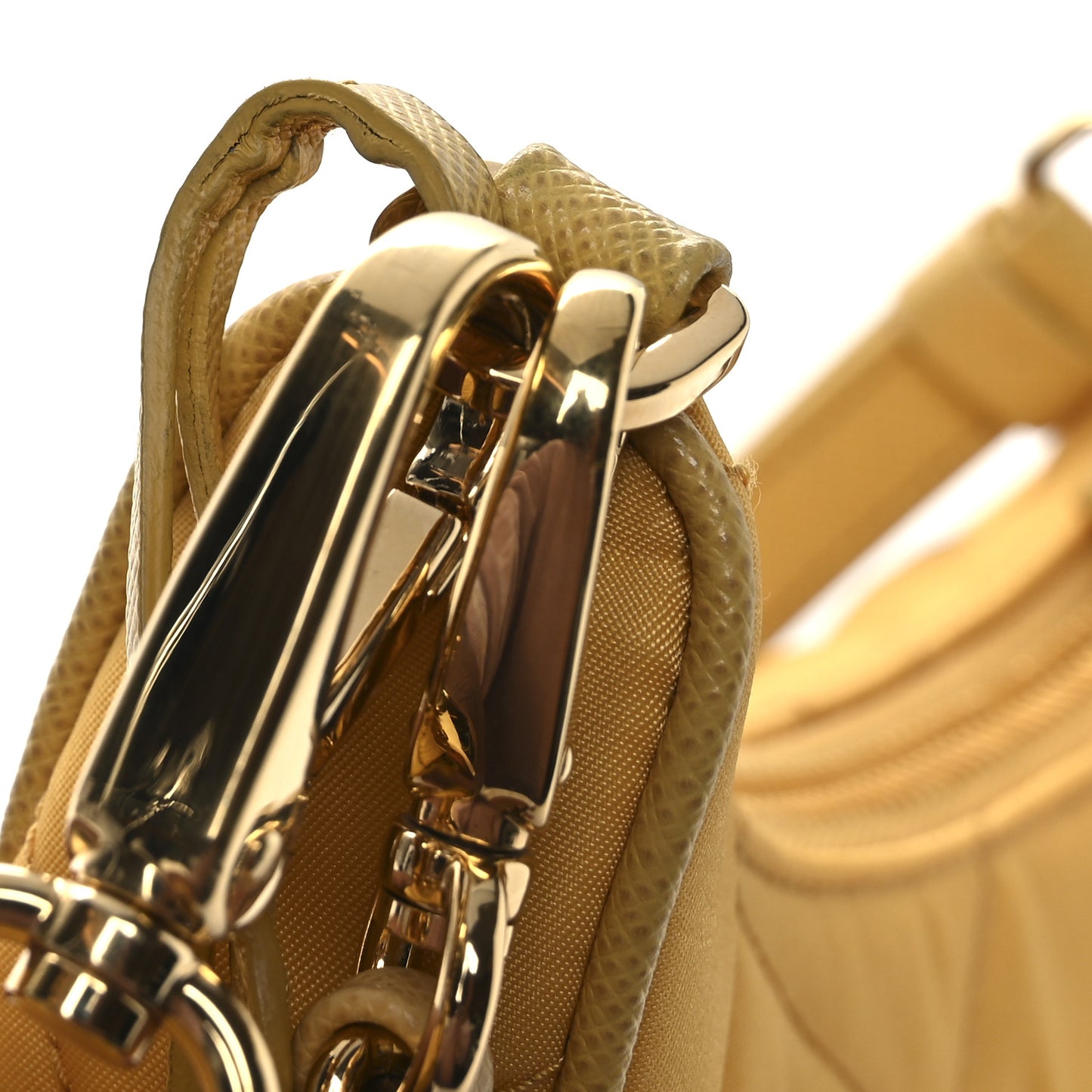 Re-Nylon Saffiano Stitched Mini Re-Edition 1995 Chaine Shoulder Bag Mais