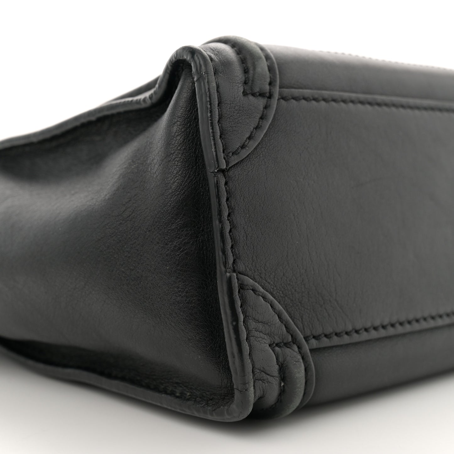 Smooth Calfskin Nano Luggage Black
